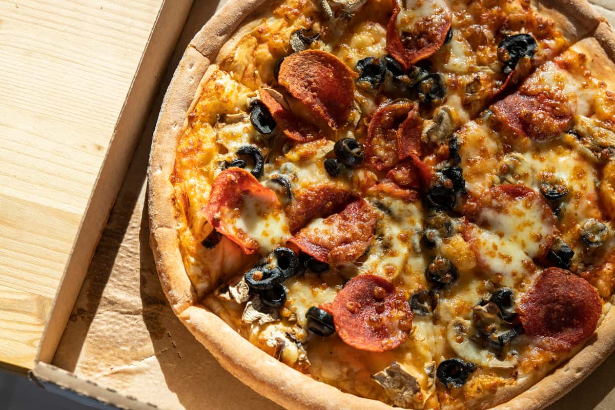 Pizza close up