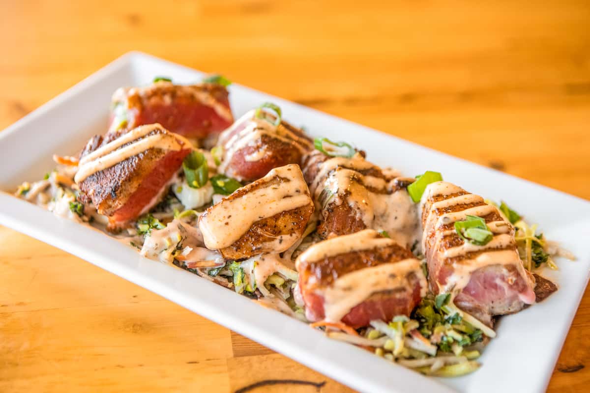 Ahi Tuna Bites* - Mason's Grill \u0026 Smokehouse, image size:1200x800