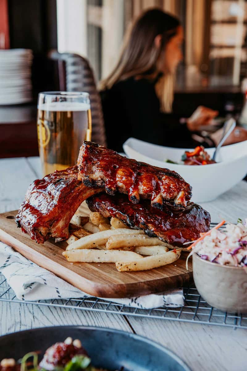 ribs and beer