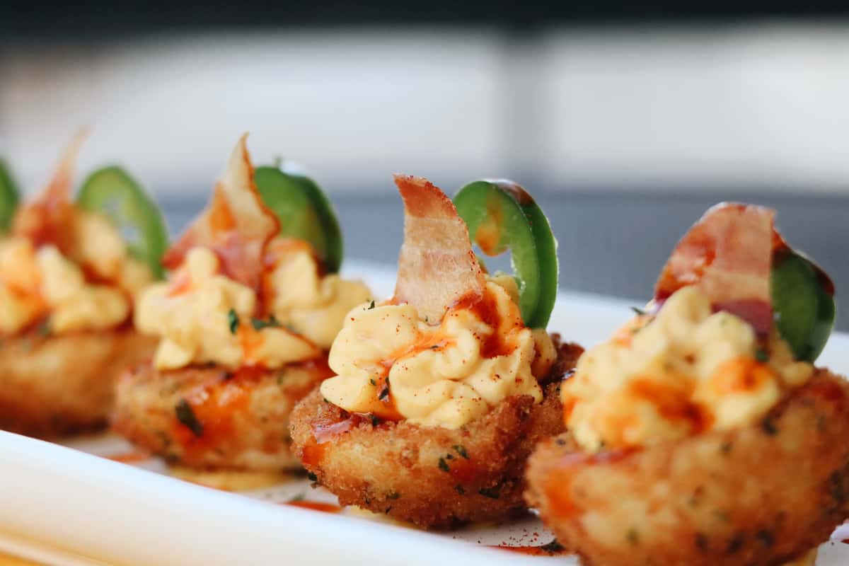 Sugar cured bacon, smoked paprika