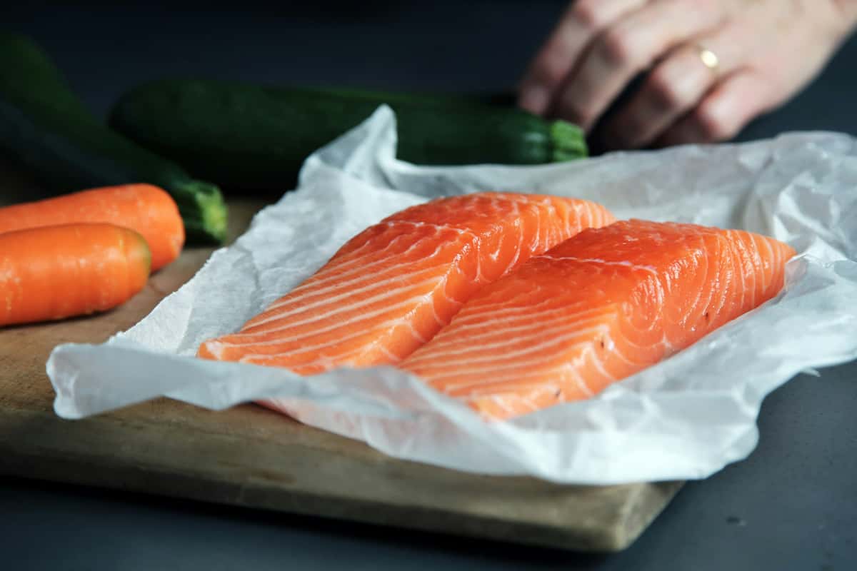 Sliced fish