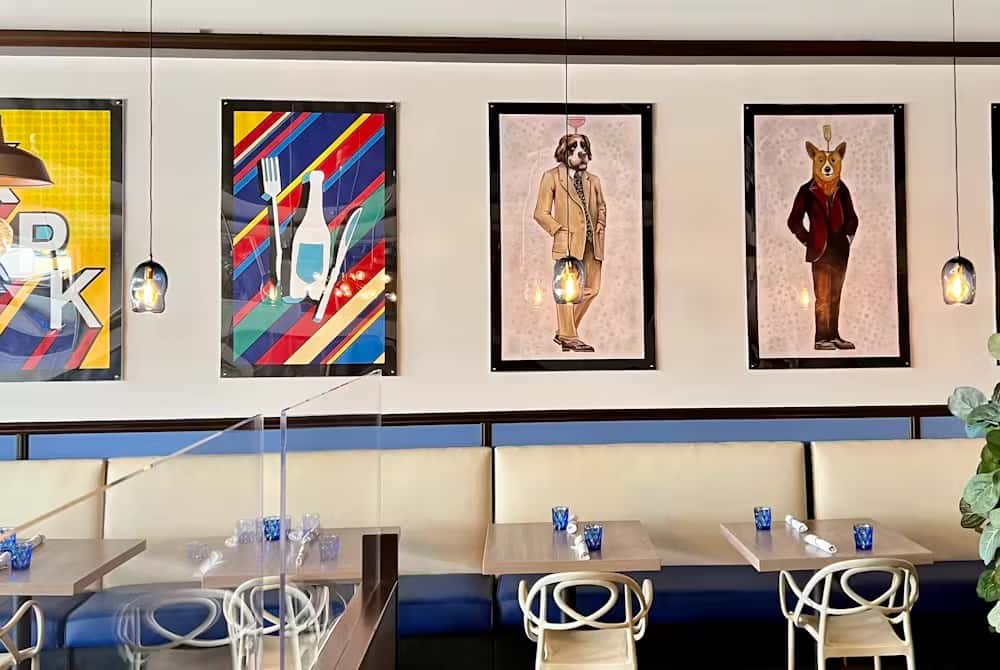 Cool artwork at KPs Kitchen