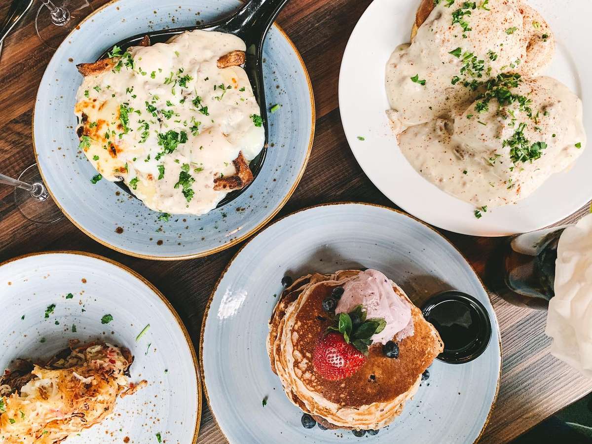 various food dishes