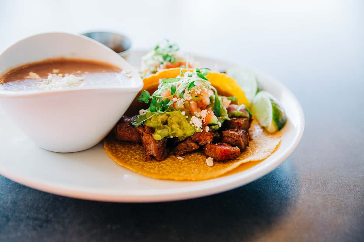 Tacos Grande Adobo Steak Seis Kitchen