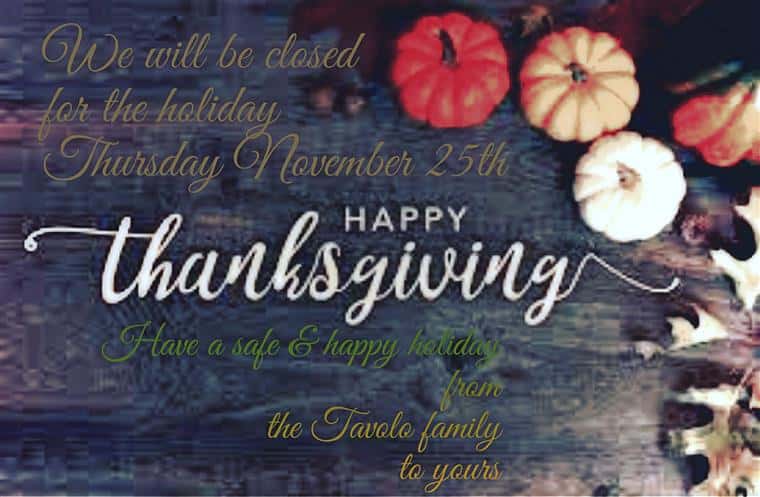 Thanksgiving Closed Flyer