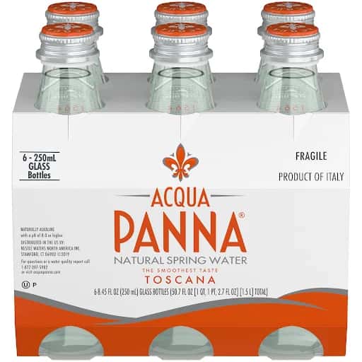 Acqua Panna Spring Water, Natural, 6 Pack - 6 Pack - Water - Di Abruzzo  Italian Market - Italian Restaurant in Denton, TX