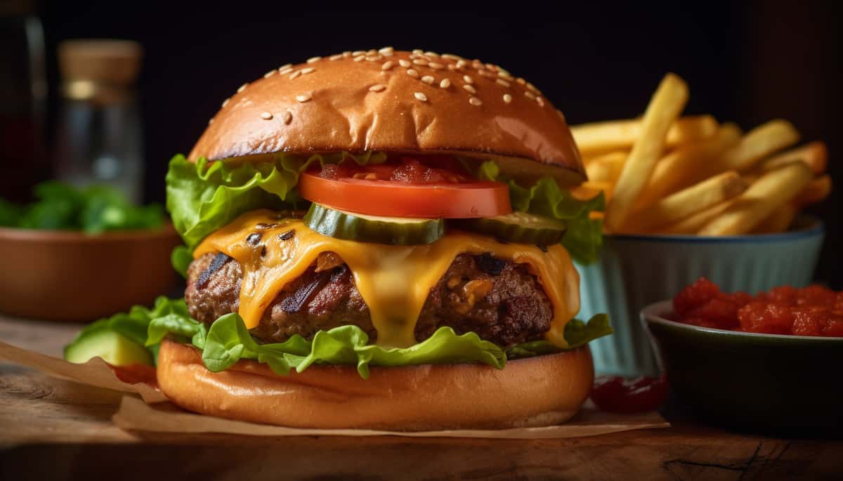 burger fries