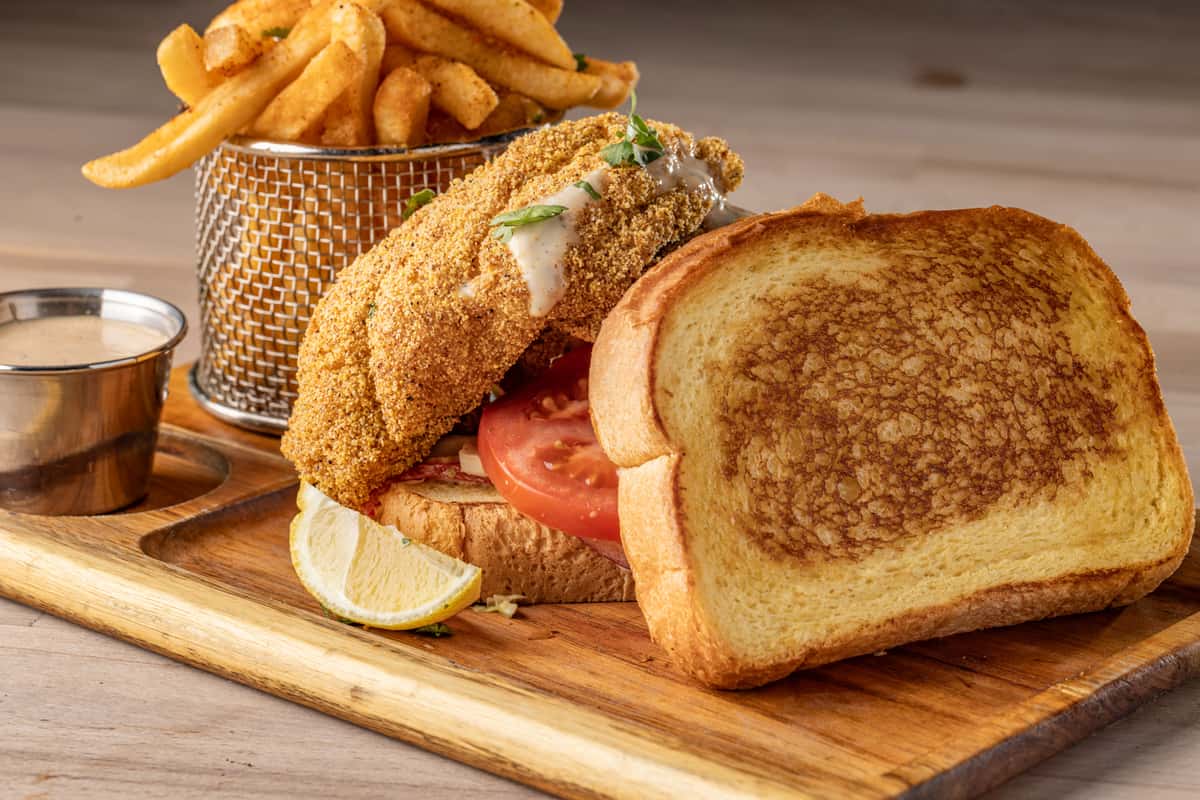 Deluxe Catfish Sandwich
