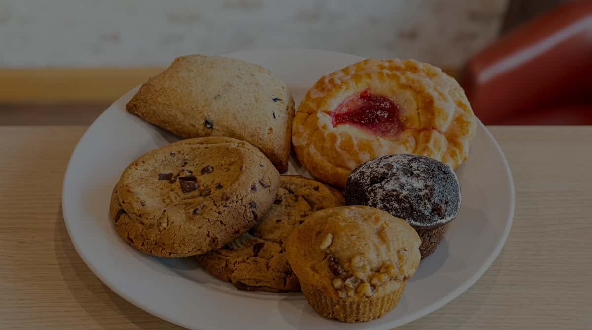 Baked goods platter