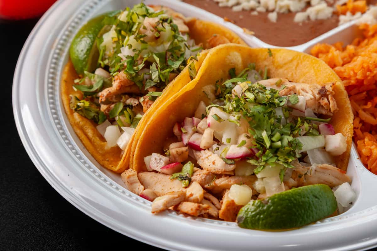 Chicken Taco Plate
