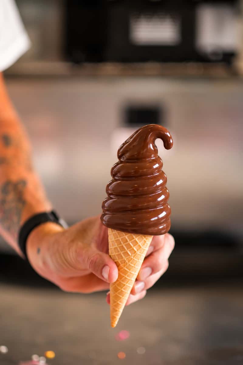 Chocolate Soft Serve