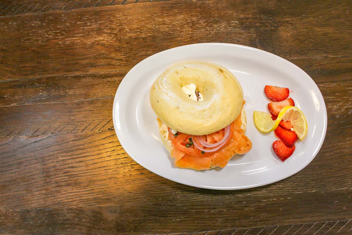 smoked salmon