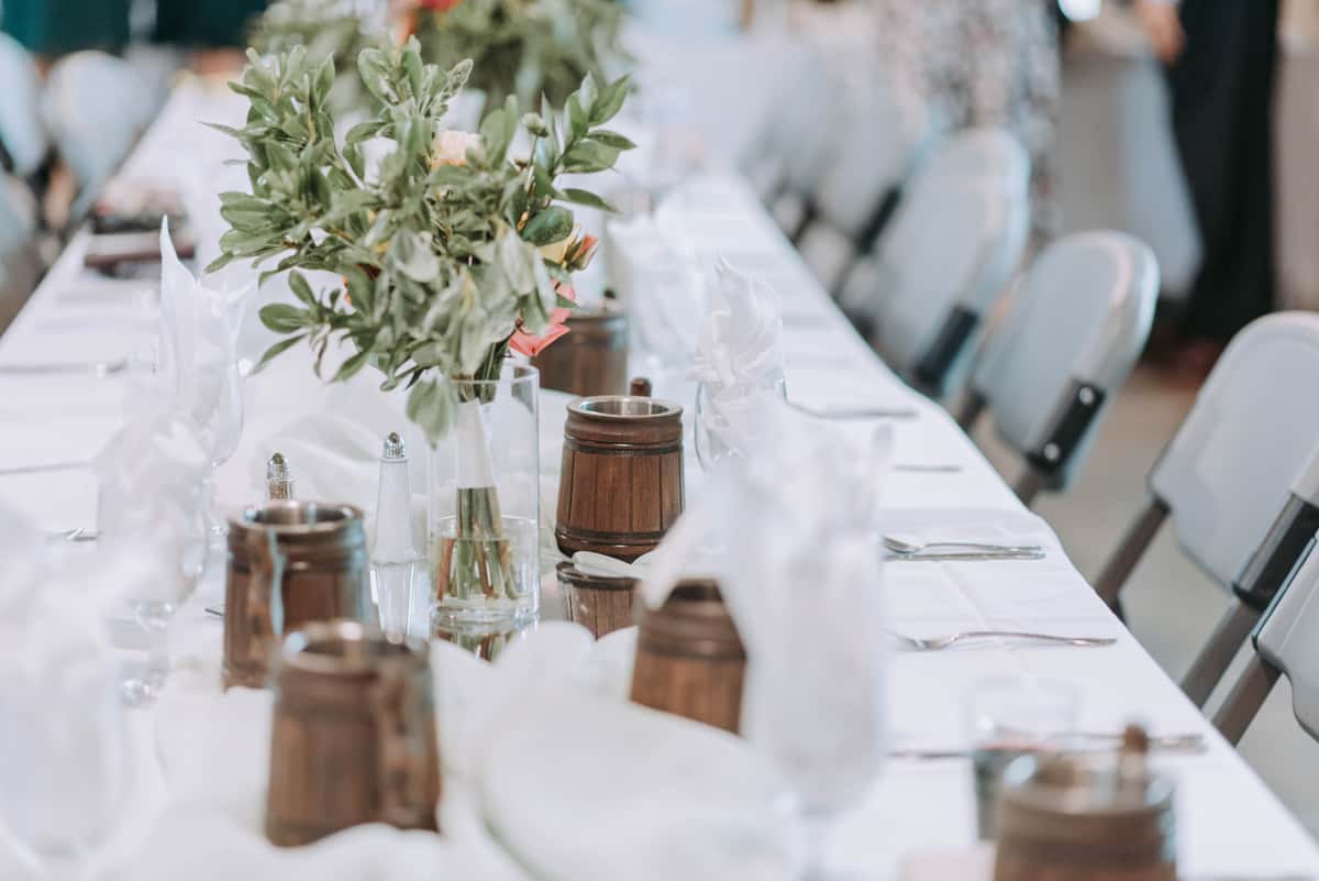 table wedding decor