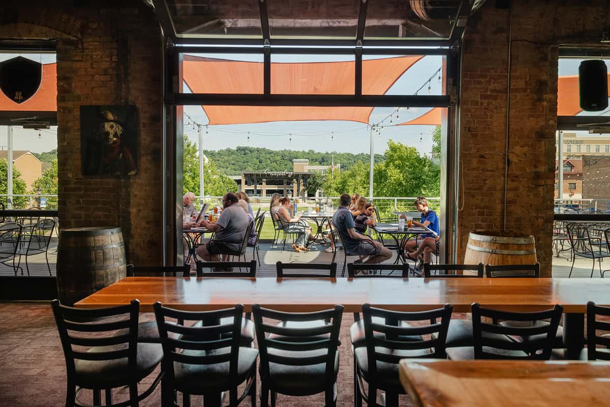 Proof 124 Table & Tavern upstairs patio