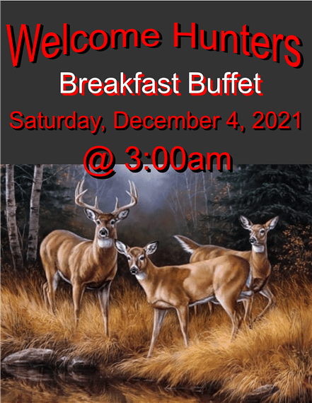 Hunter's Breakfast Buffett