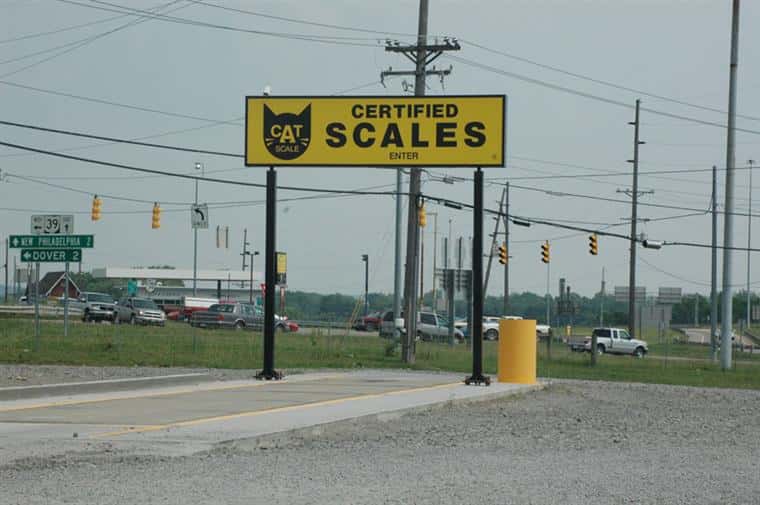 sign that reads certified scales