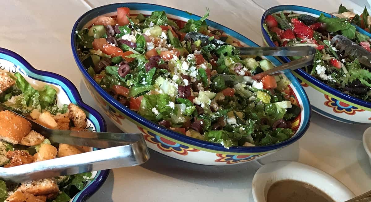 Party Pans Bowls Salad
