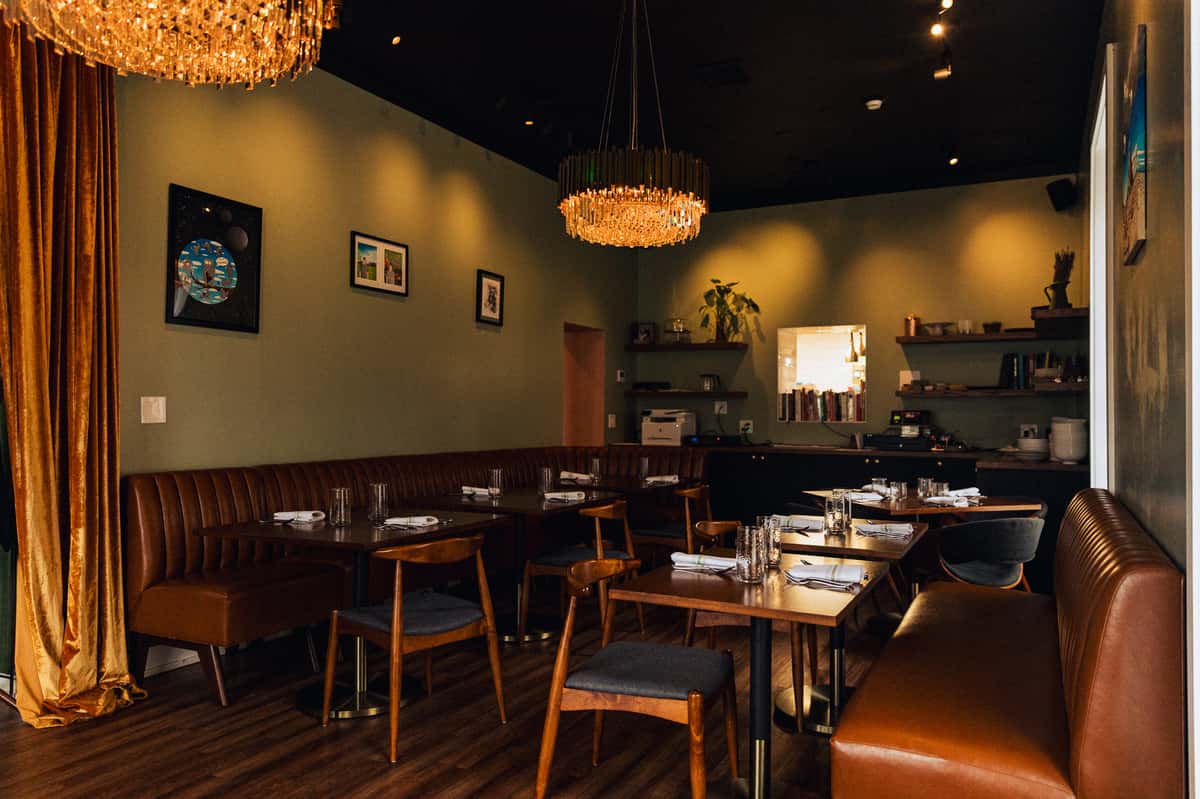 Interior dining room