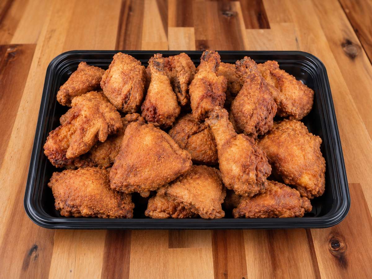 40 pieces golden fried chicken