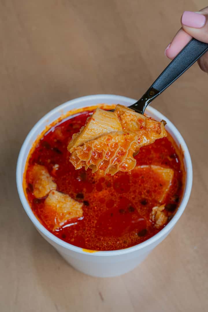 cup of menudo