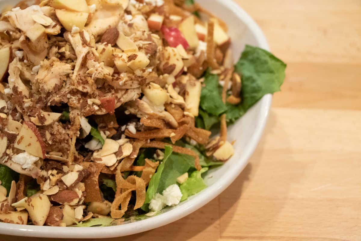 apple almond chicken salad