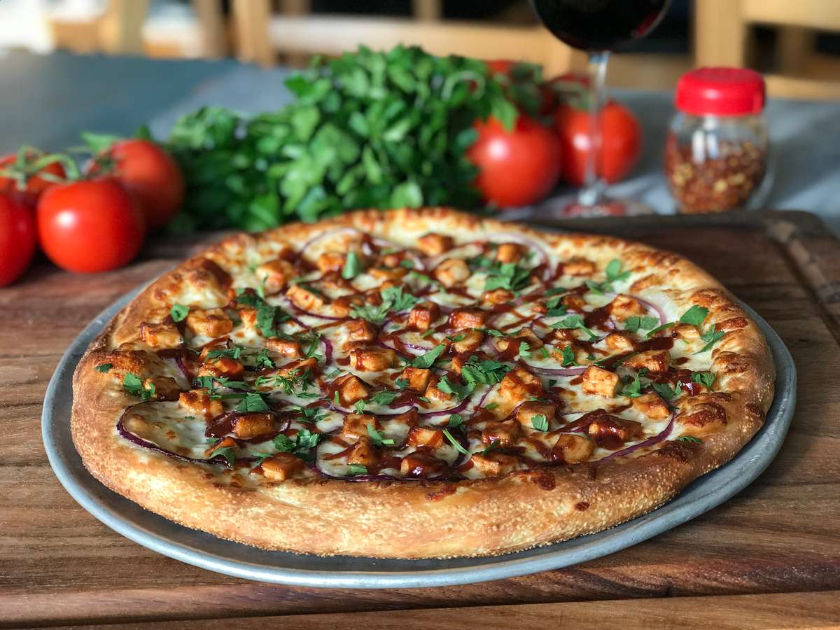 pizza with lots of toppings