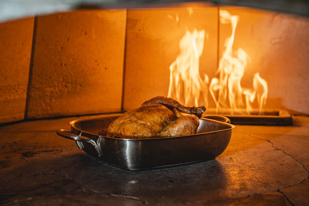 wood fire oven