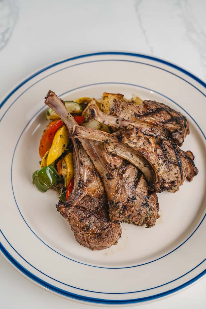 Lamb Chops in Athenian Grill for dine-in takeout or delivery