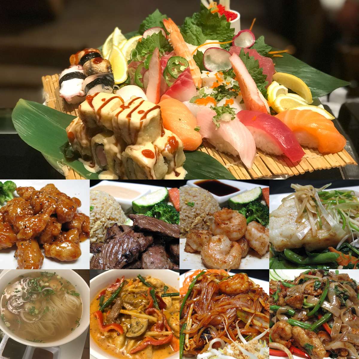 Asian house cumming menu