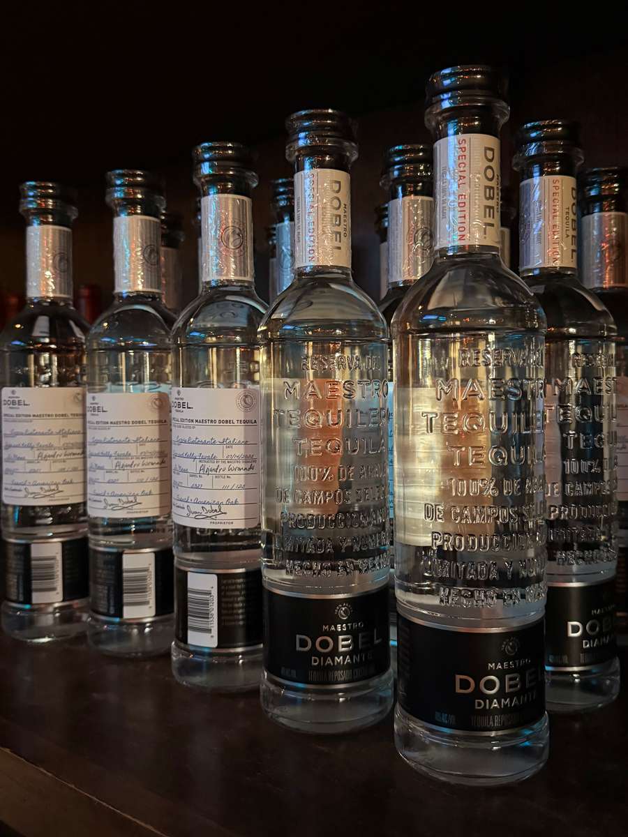 Enzo's Dobel Bottles