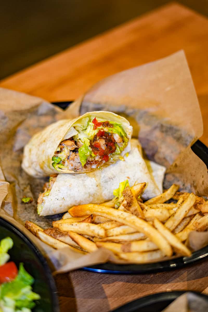 Hot Honey Chicken Bacon Ranch Wrap