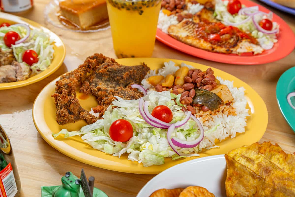 Group shot of food