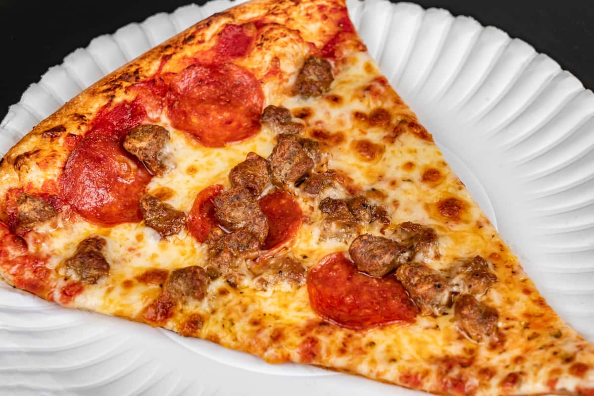 Pepperoni And Sausage Slice