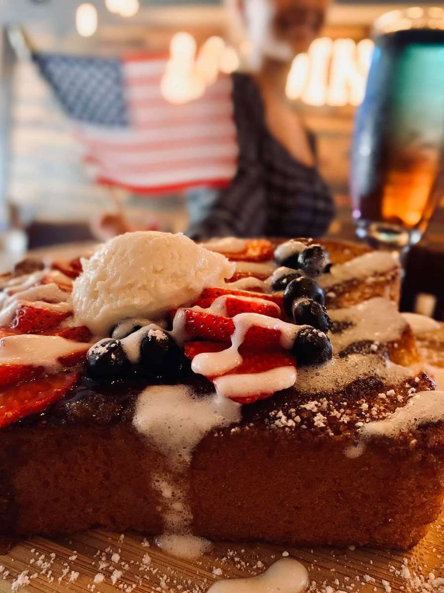 Thick Waffle with Fruit
