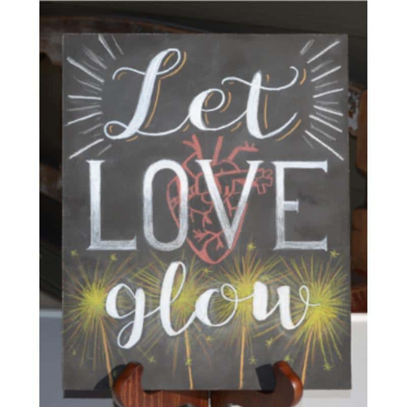 LET LOVE GLOW SIGN