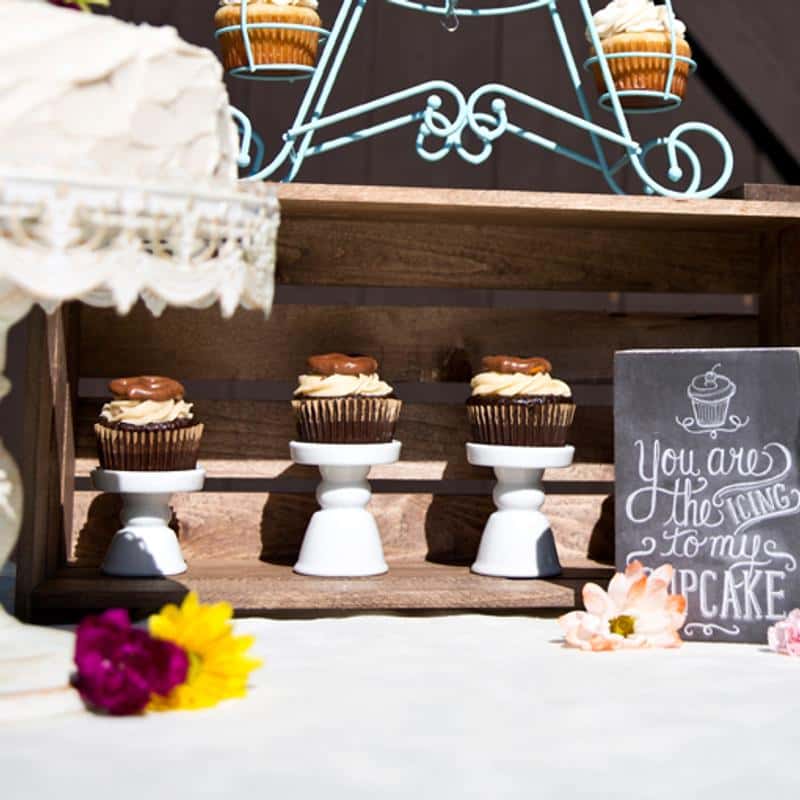 SET OF 5 SINGLE CUPCAKE STANDS