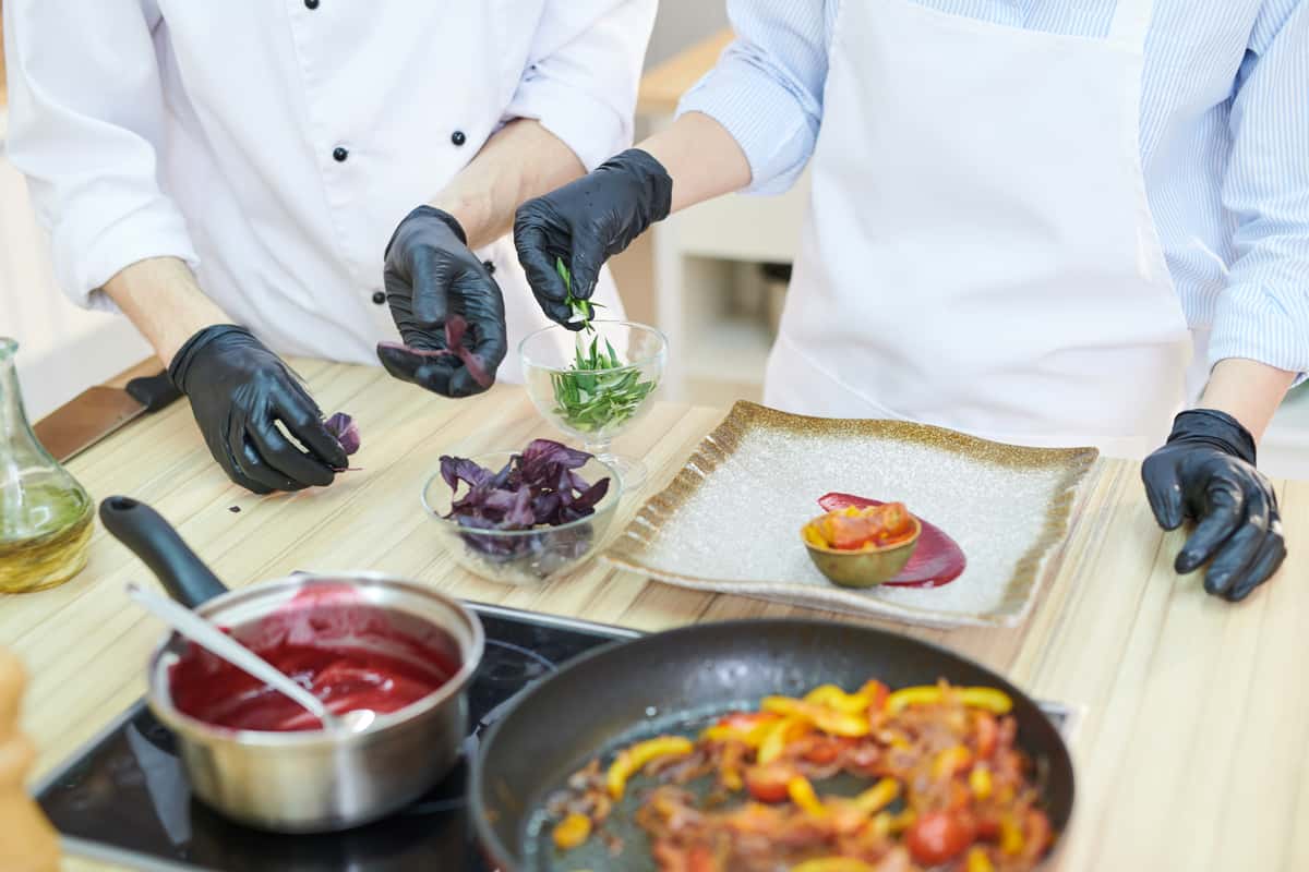 chef preparing food