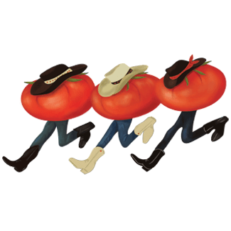 Line Dancing Tomatoes