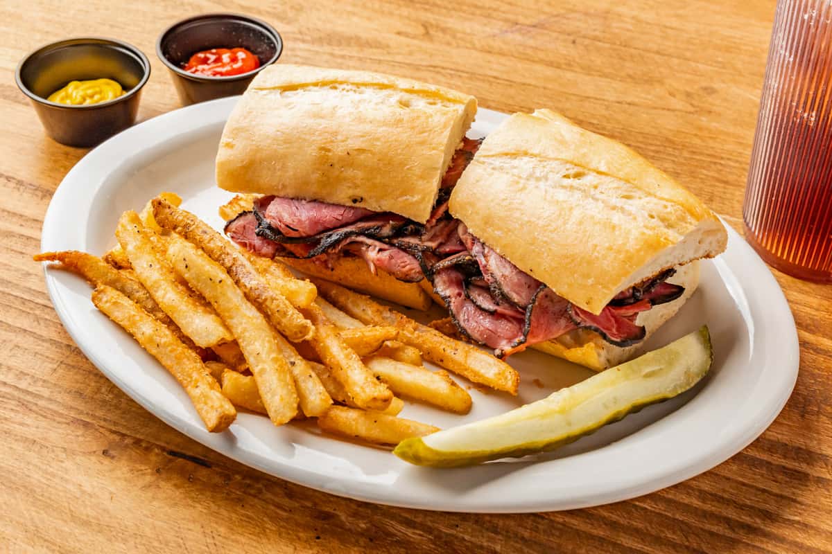 Pastrami Sandwich & fries