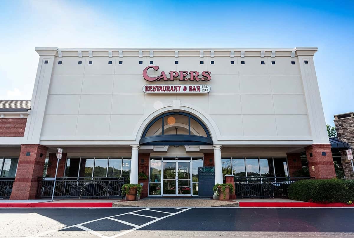 Exterior of restaurant