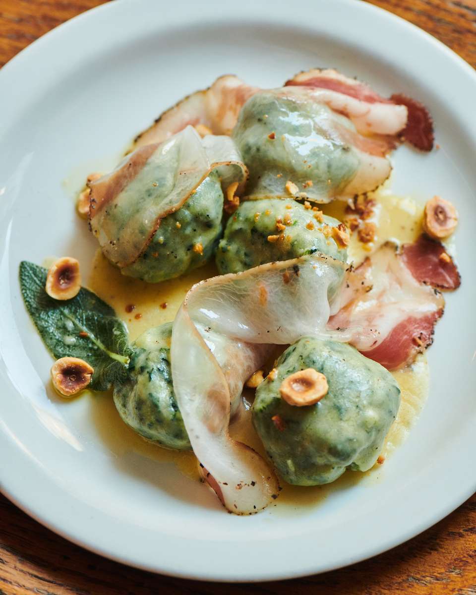 spinach wrapped pasta