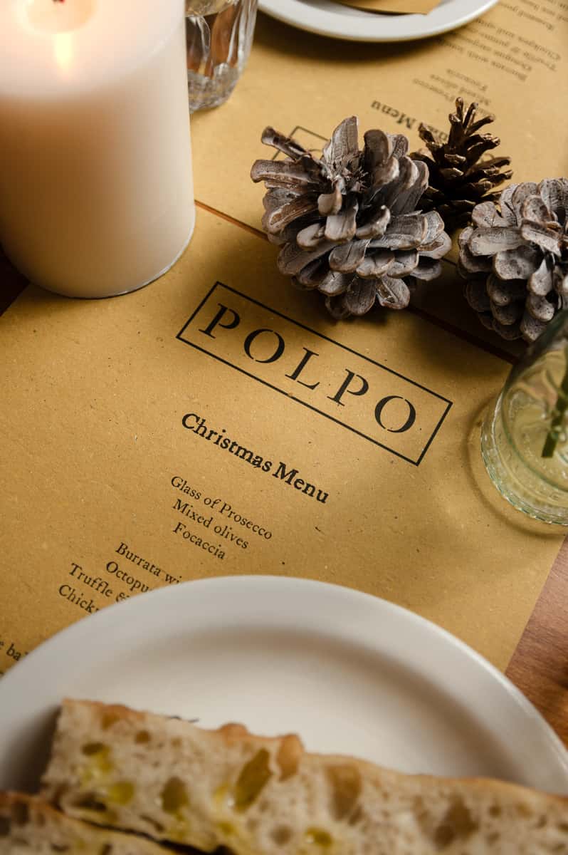polpo christmas menu