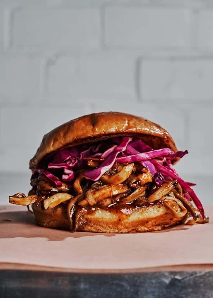 Pulled Mushroom Fox Bros Bar-B-Q Barbecue Restaurant in GA