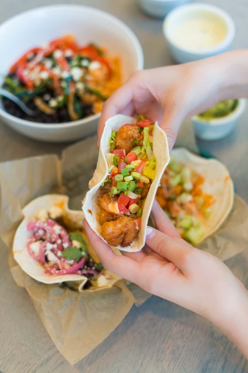 Sweet Chili Shrimp Taco