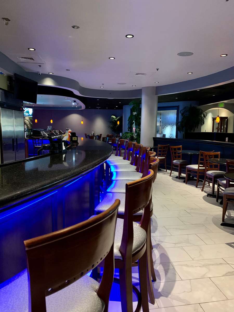 bar area