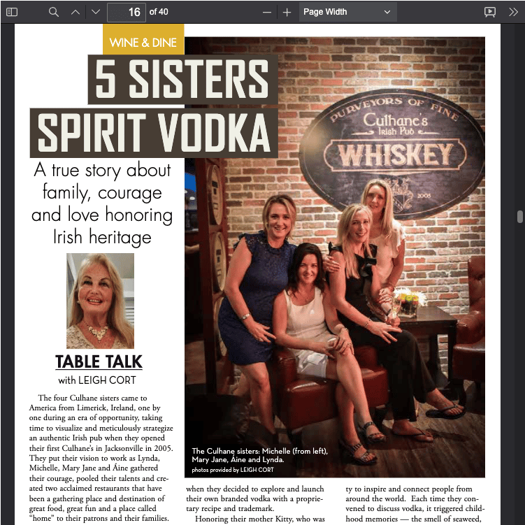 Featured in First Coast Register Magazine August/September 2021