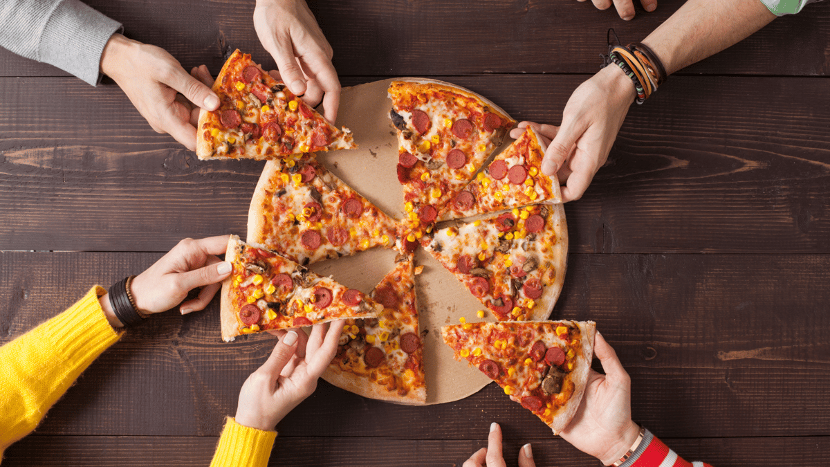 people pizza