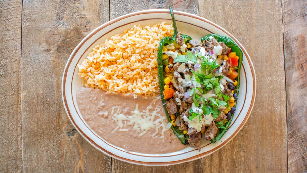 Stuffed Chiles Poblanos
