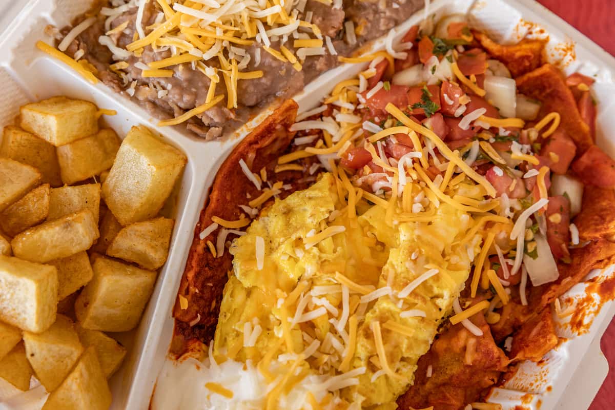 red chilaquiles