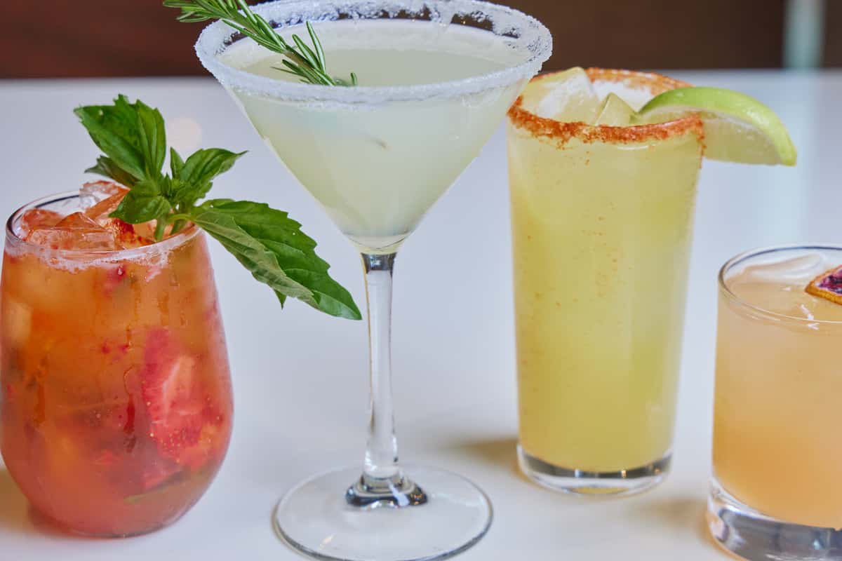 assorted cocktails